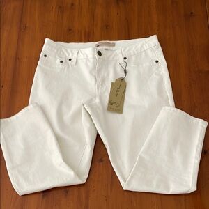 Max CapriJeans White Skinny Fit Denim